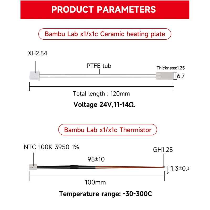 For Bambulab Hotend Heater The - Ceramic Heat Emitter 评论和价格