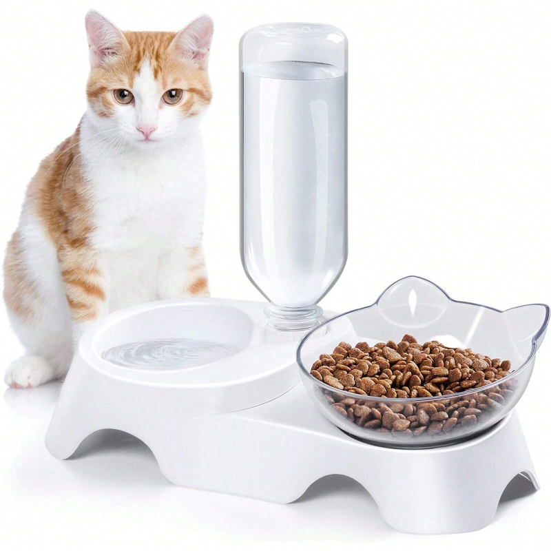 1PC Double Dog Cat Bowls Pets  - Royal Canin Food Medium 评论和价格