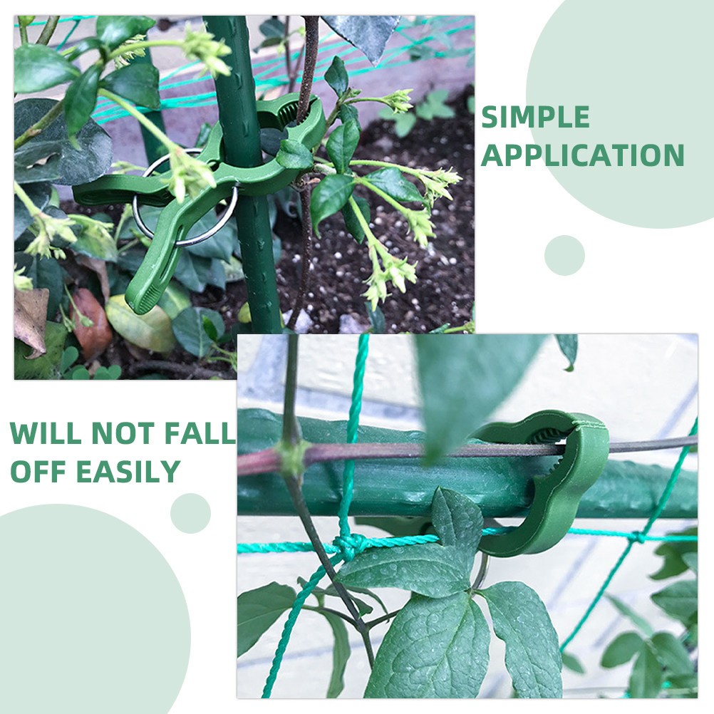 60Pcs Plant Support Clips for  - Vine Climbing Plastic 评论和价格